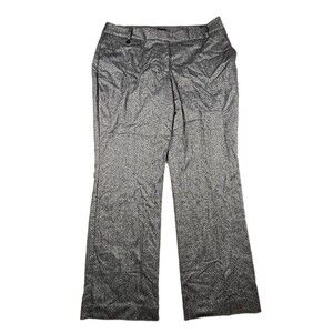 Talbots women's gray and black speckle wool blend slacks Size 12WP